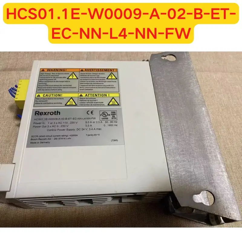 Used HCS01.1E-W0009-A-02-B-ET-EC-NN-L4-NN-FW Driver Function check OK