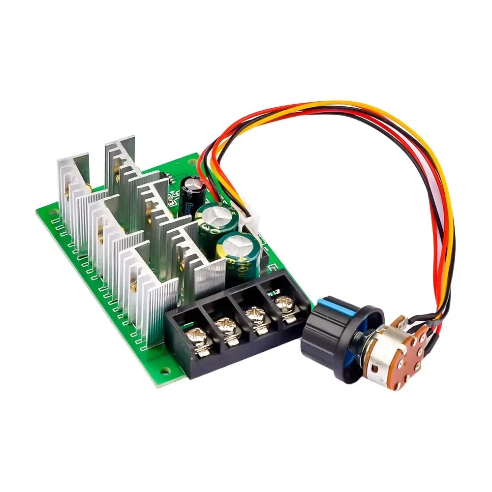DC 9-55V 40A 2000W PWM DC Motor Pump Speed Regulator High Power Speed Controller 9V 12V 24V 36V 48V