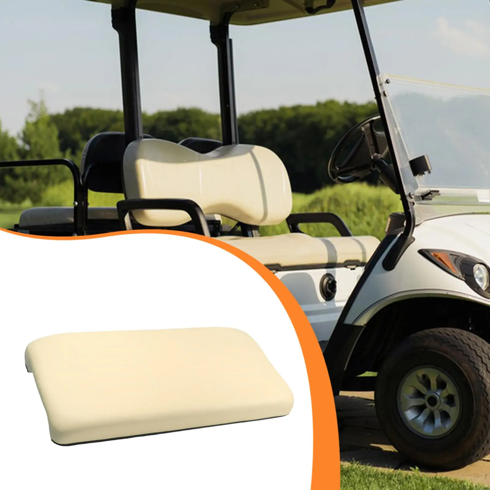 

Подушка сиденья для гольф-кара, простая в установке, эргономичная с винтами, аксессуары для гольфа, замена для клуба, курорта, обслуживания