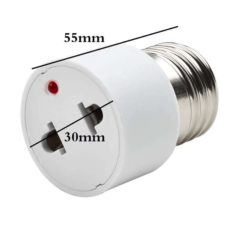 E27 US EU Plug Bulb Holder, Luminária, Adaptador Base Bulb, Lâmpada Soquete Converter, Soquete Parafuso, Iluminação LED, 100-240V