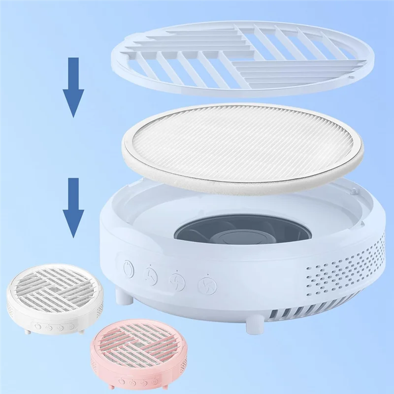 AC39-5 Pcs Nail Dust Collector Filter Replacement Filter Reusable Dust Collector Filter No Spilling Dust Filter For Nail