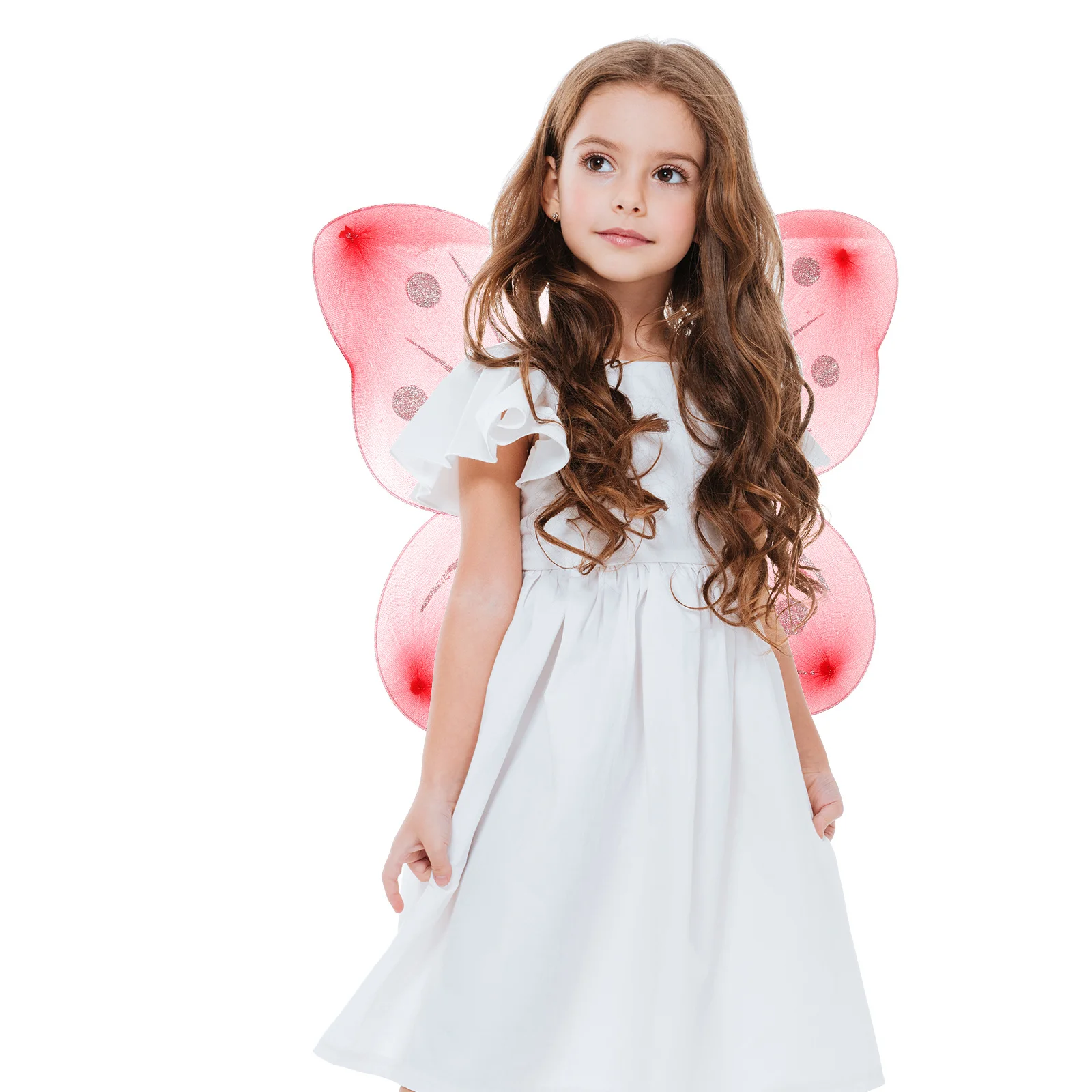 

4Pcs Butterfly Wings Fairy Wings Costume Prop Role Play Party Supplies Dress Up Cosplay Accessories