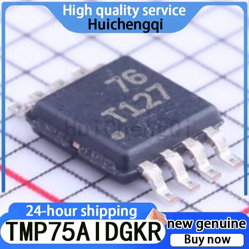 5PCS Original Genuine TMP75AIDGKR VSSOP-8 Digital Temperature Sensor Chip