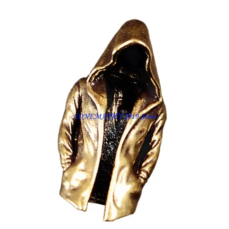 F42F عباءة الخرز المعدني قلادة ل Paracord والمجوهرات صياغة ثقب كبير