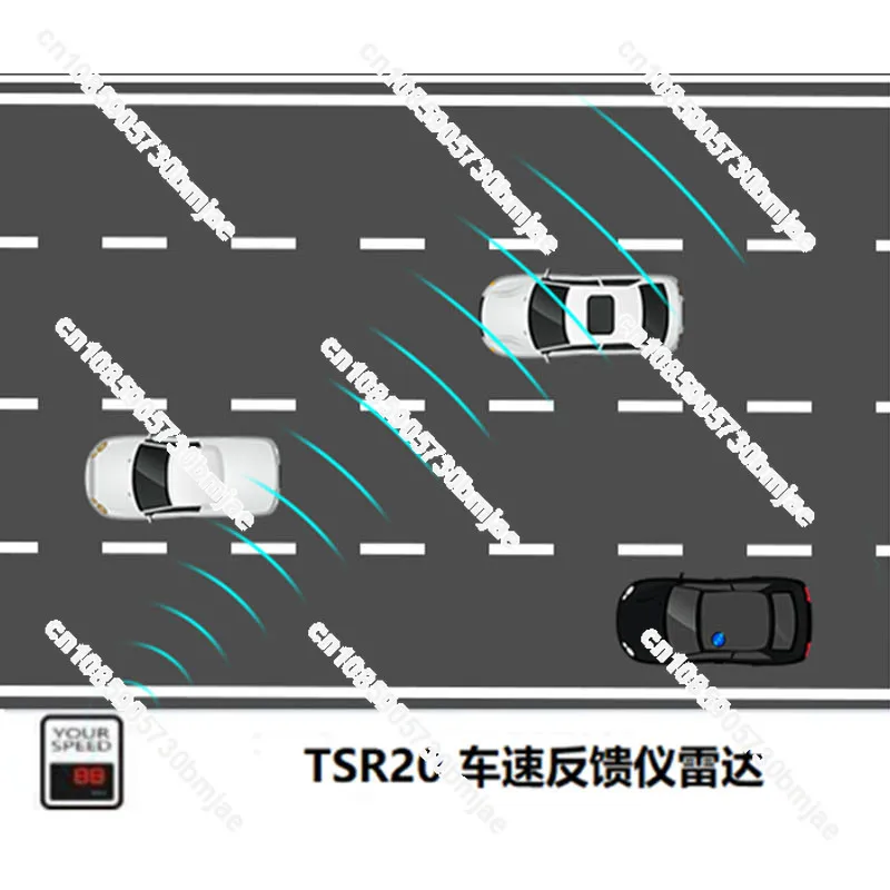 Tsr20 Is Greater than 250m, Vehicle Speed Radar, Speed Feedback Instrument Radar, Intelligent Traffic Radar