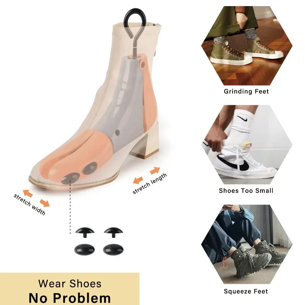1/2Pcs Shoe Stretcher Shoe Trees Universal Unisex Women Men Adjustable Length Width high low top shoes Extender Keeper