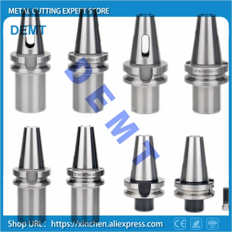 Morse Suporte Afilado Mta Morse Cone Broca Mtb Morse Cortador de Moagem Bt40 Mta1 45 Bt40 Mta2 Bt40 Mta3 75 Bt40 Mta4 90