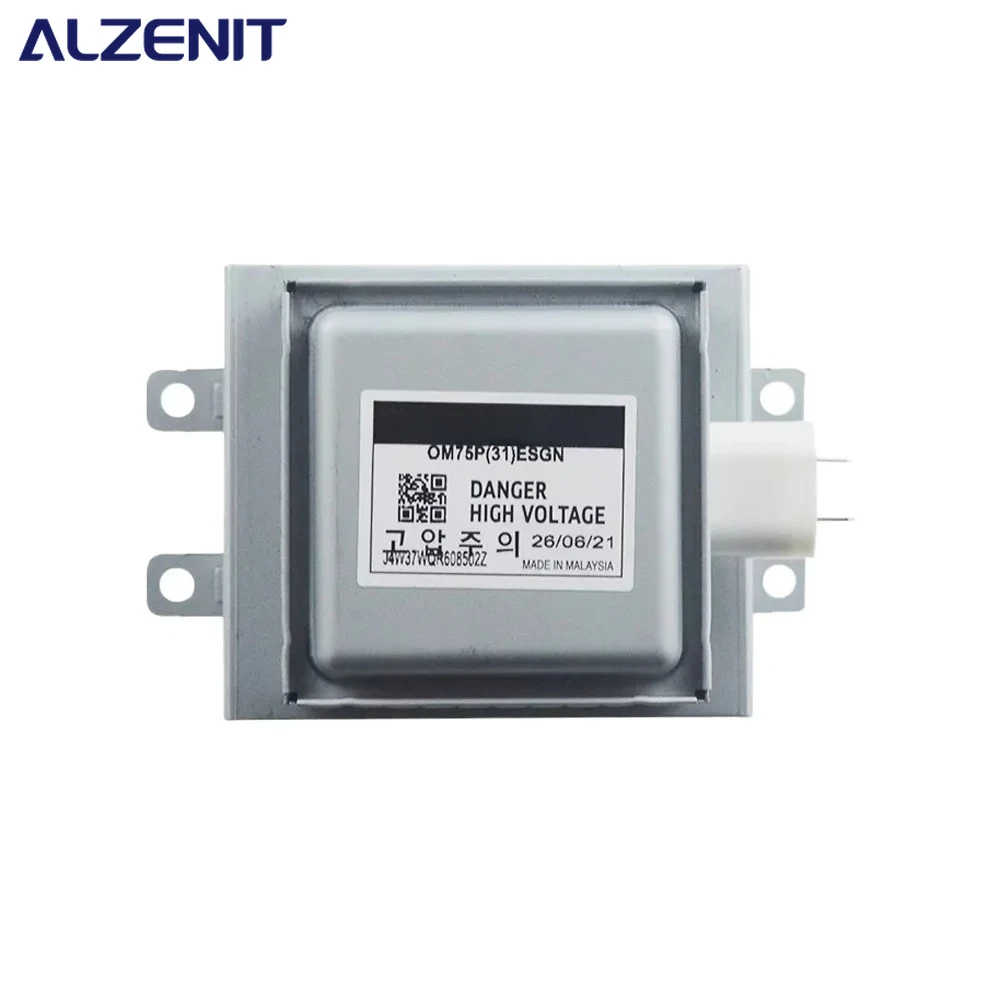 Novo para forno de micro-ondas samsung om75p (31) esgn magnetron refrigerado a ar 1000w om75p (31) peças de reposição industriais