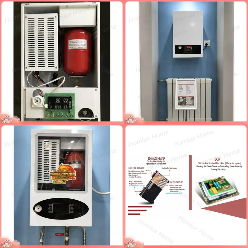 20KW Wall Mounted Induction Heating Boiler 380V Energy Saving Industrial Water Heater for Home Office Factory