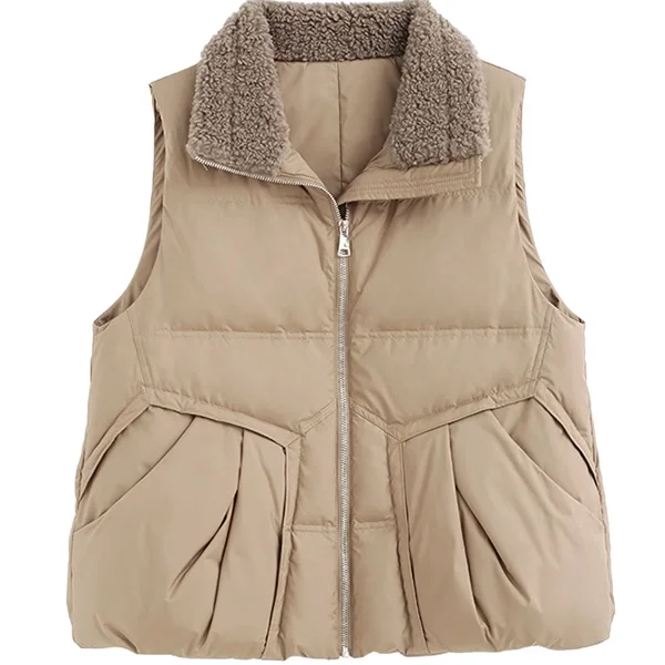 

Cotton Vest DKWZ6 Women's Faion Polyester Fiber 00% Winter Seasonal Item by Chéng Pǐn Brand