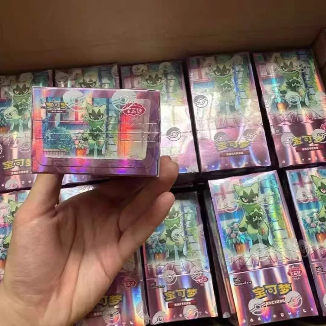 Pokemon PTCG Simplified Chinese Gem Pack Vol.5 Sealed Booster Box Scarlet Violet 18 Packs Trading Card For Hobby Collectors Toy view 3