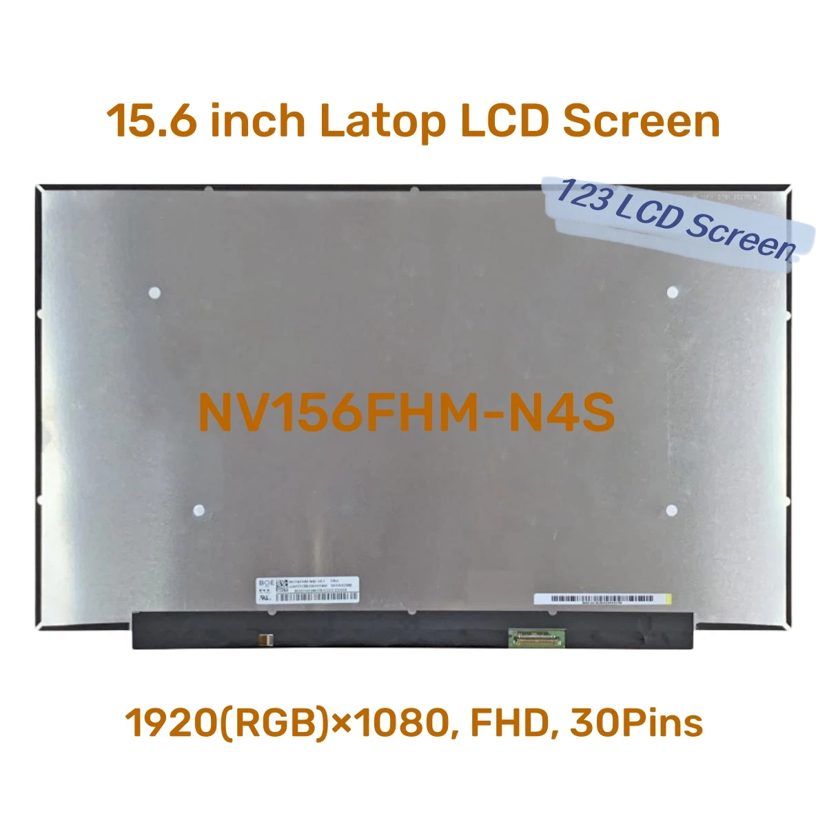 

15 6 Slim IPS Laptop Screen NV156FHM-N4S For Lenovo ideapad 5-15ARE05 ThinkPad T15 P15s Gen 2 ThinkBook G2 1920*1080 FHD 30Pin