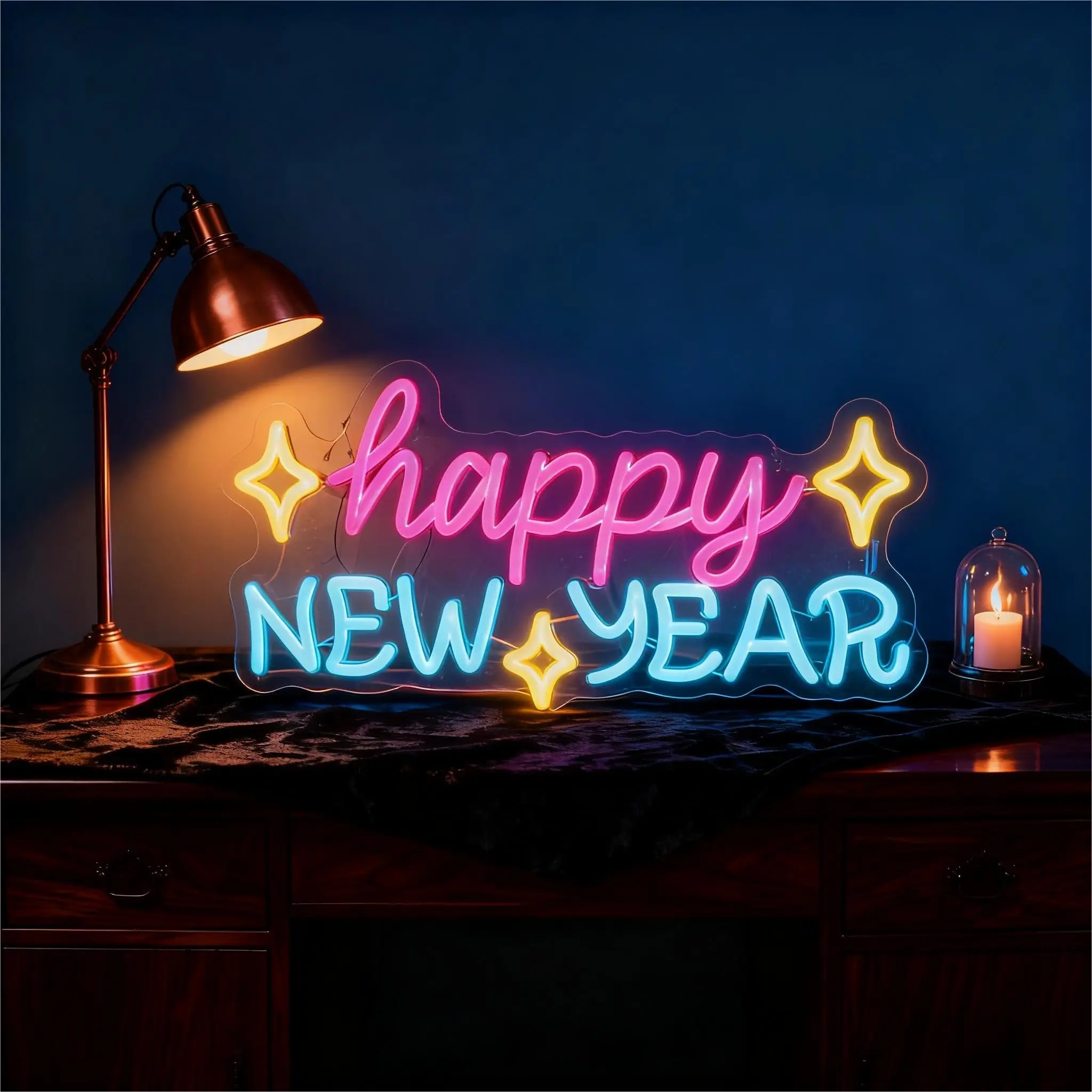 新年あけましておめでとうございます-ネオンサイン-usb電源-ledライトアップサイン-ホリデーウォールデコレーション-屋内用-大晦日パーティー-バー-フェスティバルサイン