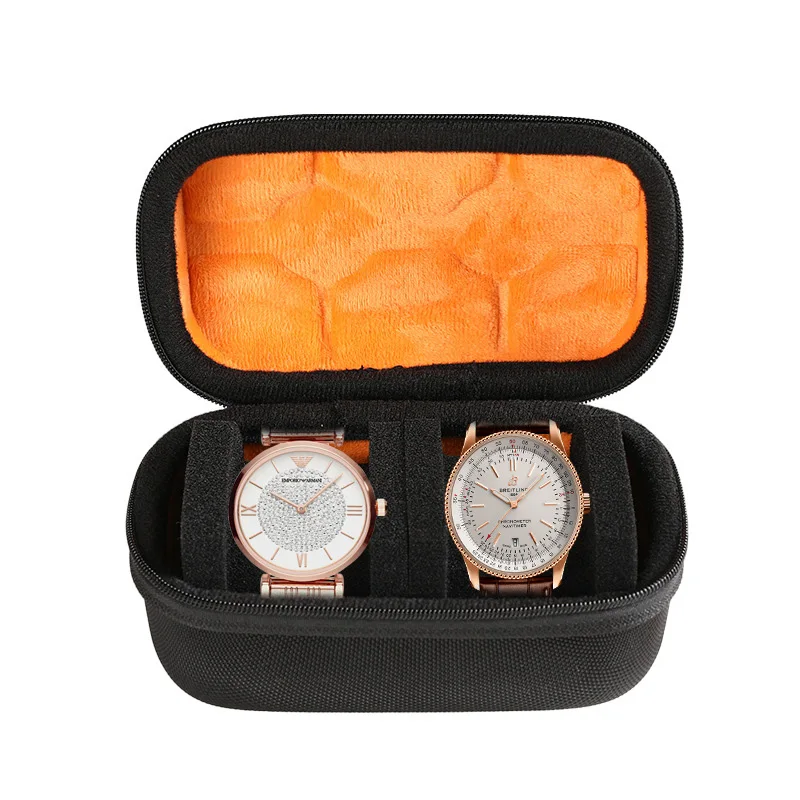 منظم صندوق الساعة للرجال أو النساء، حقيبة سفر، حامل عرض ساعة تخزين محمول لساعات المعصم والساعات الذكية #2