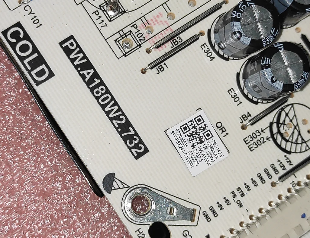 PW.A180W2.732 لوحة طاقة تلفزيون LED، تم اختبارها جيدًا، مواصفات الصورة المادية 2