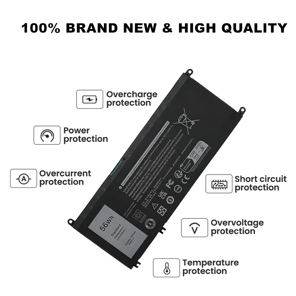 Laptop Battery For DELL Latitude 13 3380 14 3490 15 3580 3590 For Vostro 7570 7580 99NF2 PVHT1 81PF3 081PF3 P30E P30E001