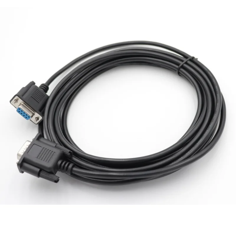 0.5m 1.5m db9 9pin serial rs232 cabo de extensão macho fêmea db9 9pin conector db9 9pin cabo serial cabo modem nulo