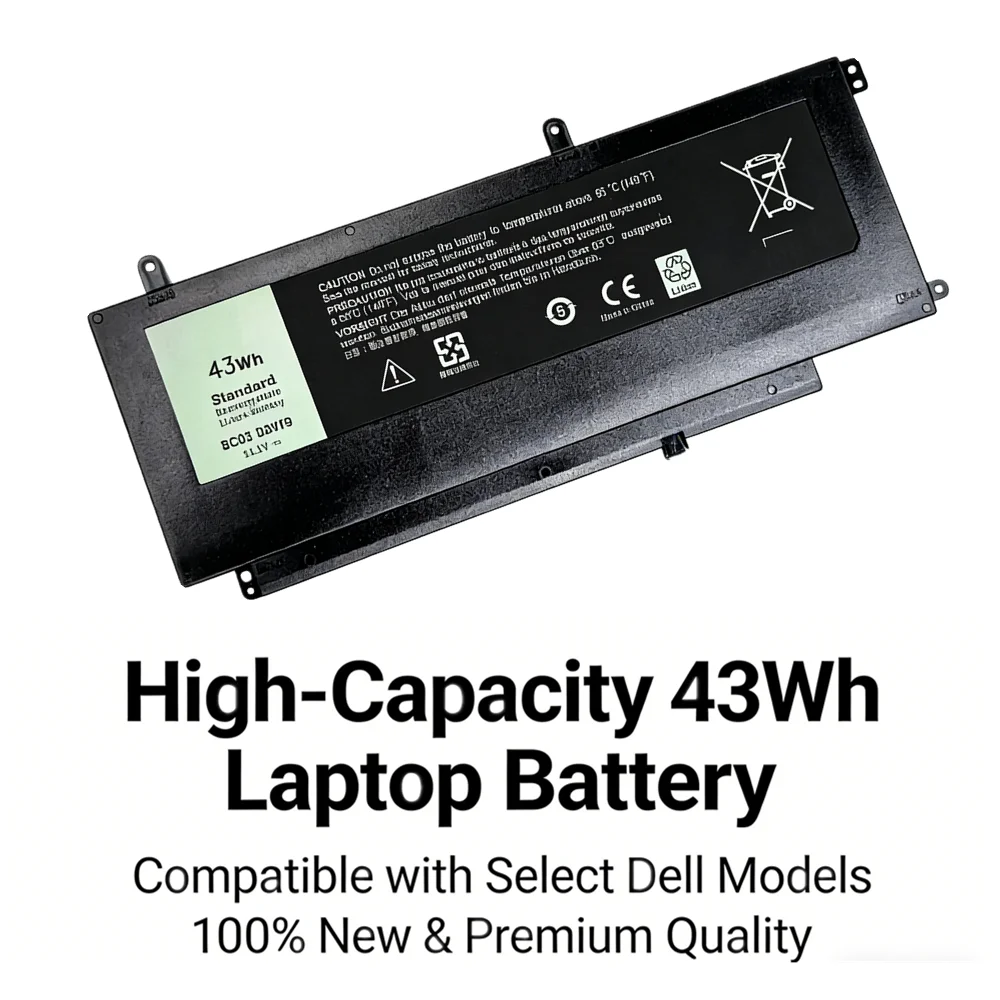 D2VF9 Laptop Battery for Dell  15‑7547 15‑7548 14‑5459 14‑5459D  0PXR51 PXR51 0YGR2V 4P8PH G05H0