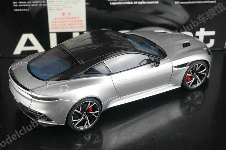 Autoart 1:18 DBS Silver Simulation Limited Edition All Open Alloy Metal Static Car Model Toy Gift