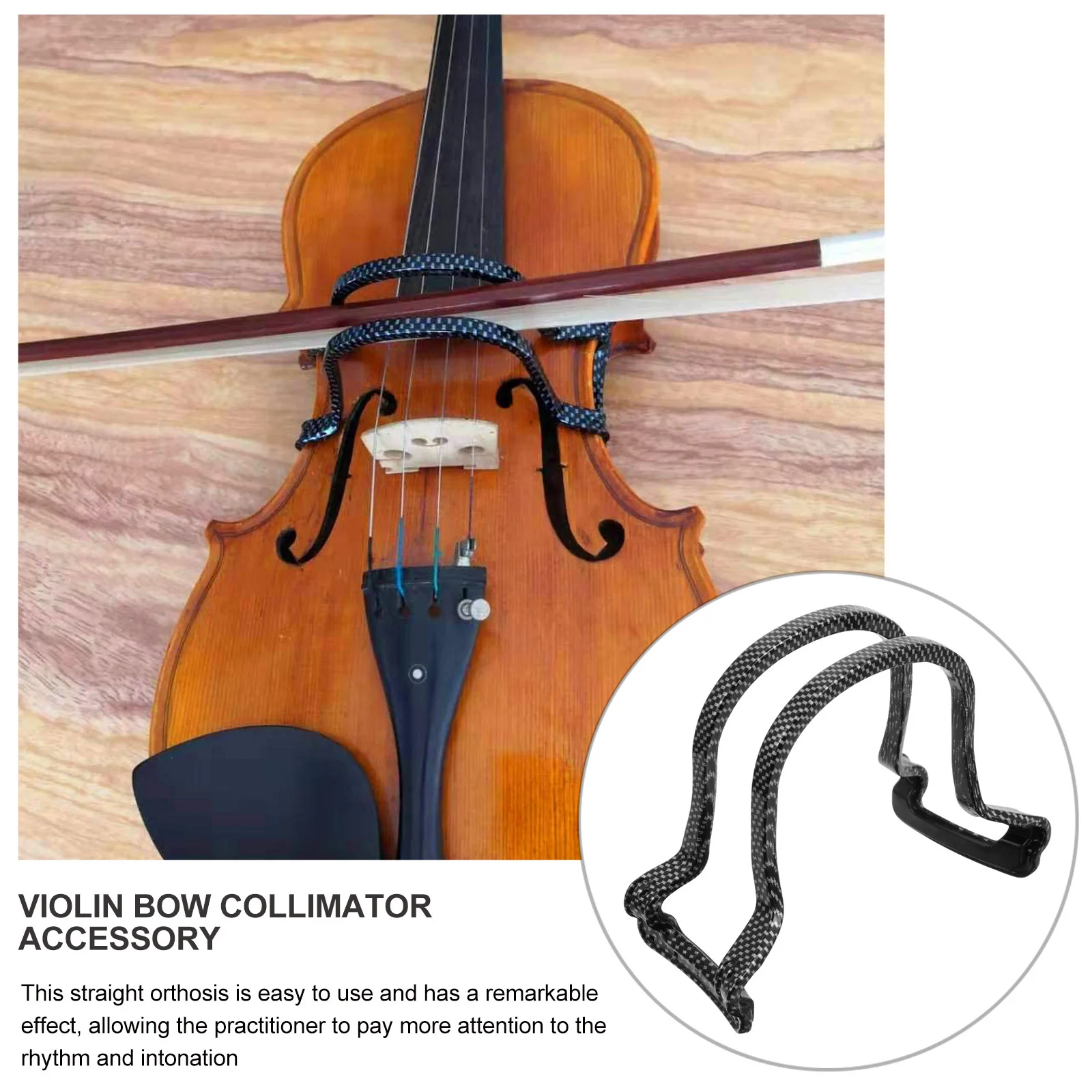 

Violin Bow Straightener Adjustable Practice Guide For Beginners Durable Lightweight Training Tool Violin Teaching