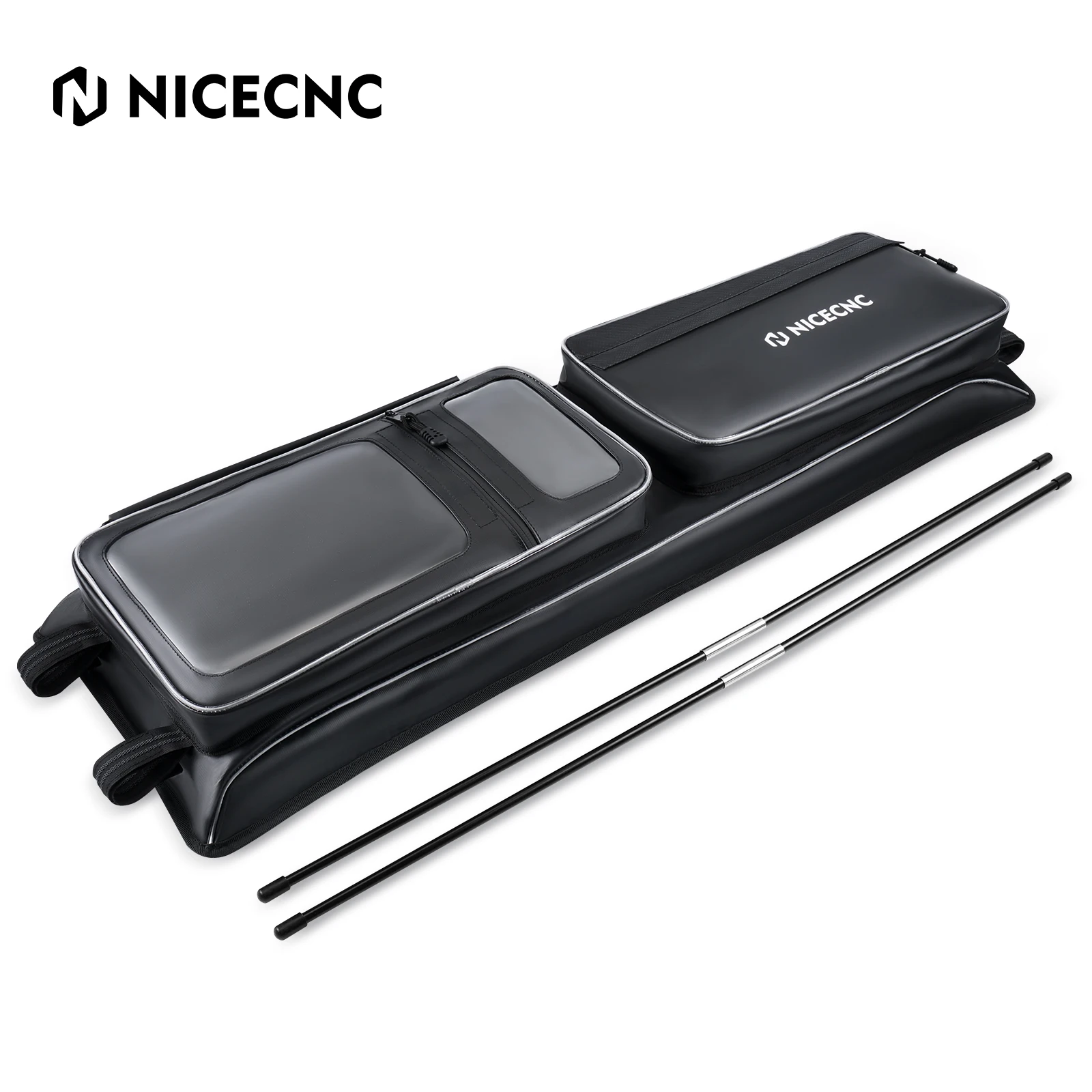 

NICECNC RZR Overhead Roof Bag Waterproof Wear-resistant UTV for Polaris RZR XP 1000/S 1000 2014-2023 2021 Tool Storage Package