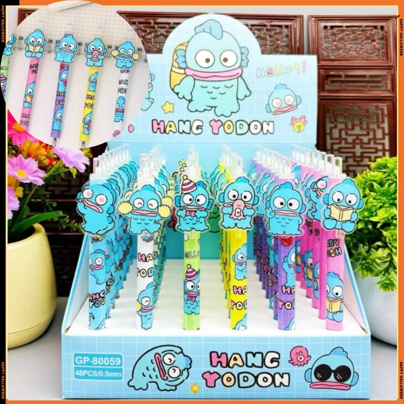 cartoon Hangyodon pens anime cartoon stitch press 0.5 black stationery students with school supplies pens office writing tool