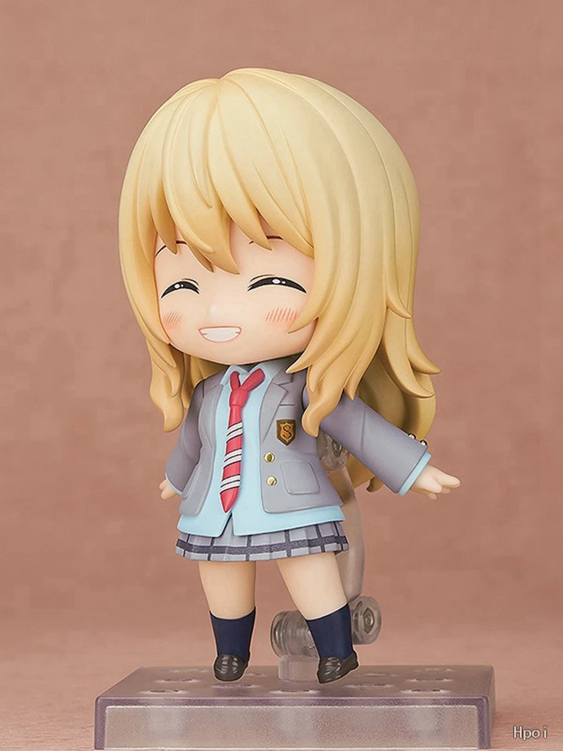 10cm Your Lie in April Anime Figure Miyazono Kawori Action Figure Violinist Kawaii Girl Figurine Colllection Model Doll Toys