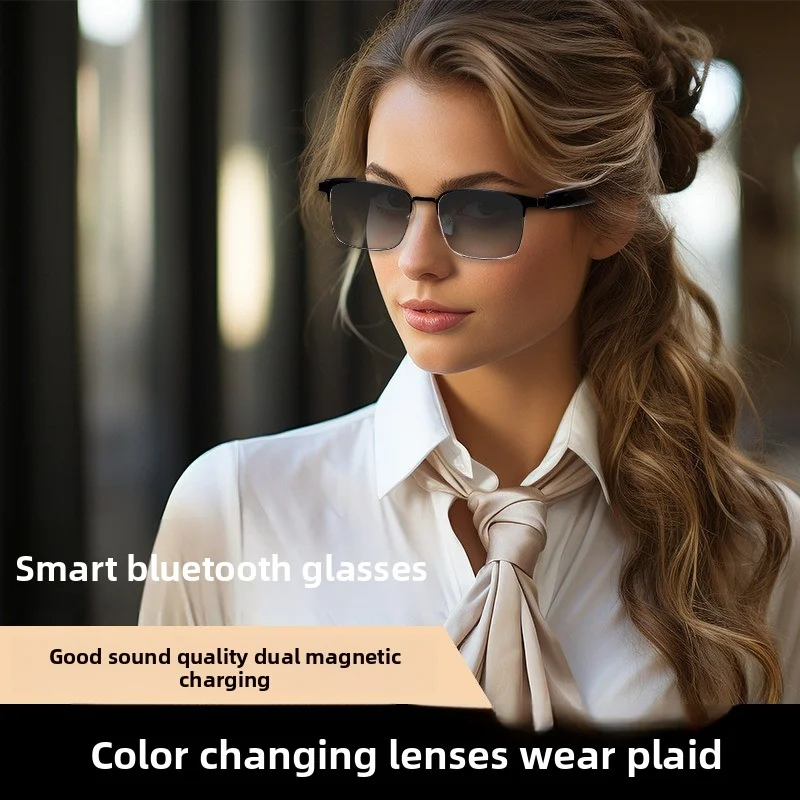 

Умные Bluetooth-очки - изменение цвета с синим светом, слушать музыку, зарабатывать на звонки, замена линз и навигация.