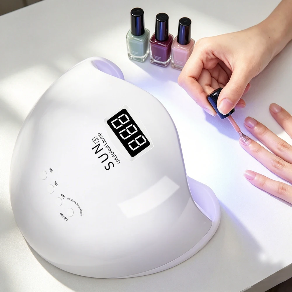 48W UV LED Nail Lamp With 4 Timers Setting Portable Nails 24LED For Fast Gel Nail Polish Home Manicure Equipment