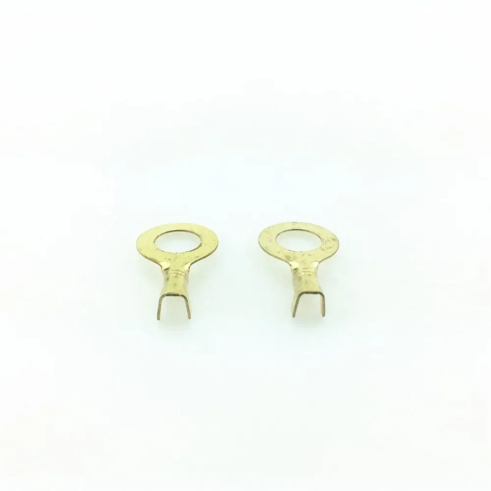 STARPAD For Auto Parts Brass Round Hole Grounding Wire Terminal lnner Hole 8MM Round Hole Terminal Block  10pcs