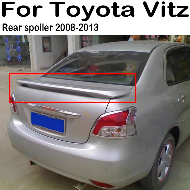 

Для 2008 2009 2010 2011 2012 2013 Toyota Vios Автомобильная Задняя Крышка багажника автомобильный спойлер Крылья тюнинг внешние аксессуары