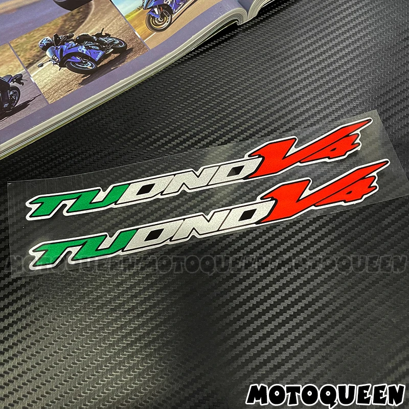 For Aprilia TUONOV4 TUONO V4 Be A Racer Sticker Motorcycle Helmet Wheel Rims Fuel Tank Pad Side Emblem Label Decals Stickers