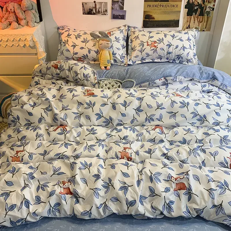 

Bedsheet Set with Pillow ... Bed Linen 200x220 Family Bed Linen Bedclothes Bedding Set Bed Sheet Comforter Sets Duvet Cover