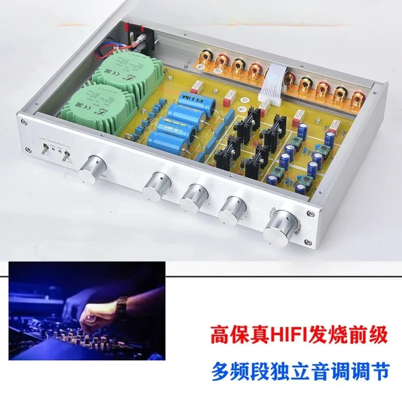 FOR Classic audiophile grade pure Class A tone preamp FV-2024 high and medium bass three-band adjustment respectively