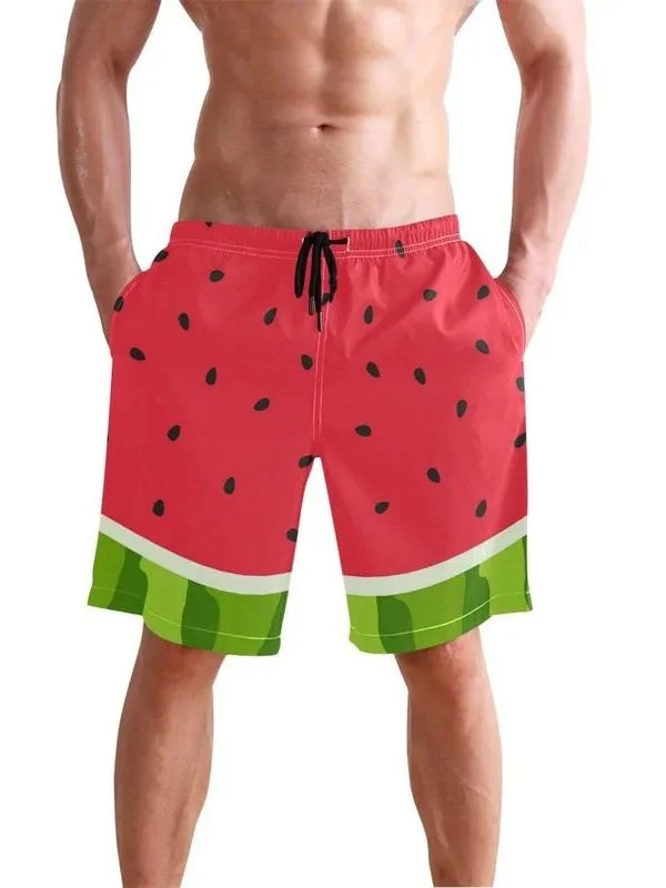 

Loose Fit 3D Printed Sports Shorts for Men Comfortable Elastic Waist Polyester Fiber All Season Casual Wear XJGOOD Brand
