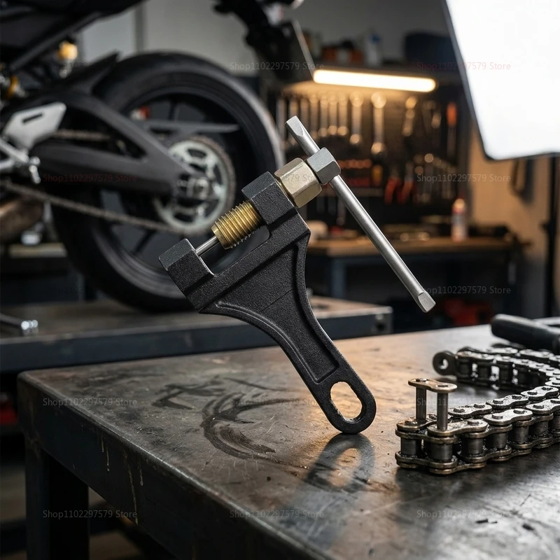 Universal Motorcycle Chain Breaker Tool Link Remover Separator Riveting Tool for 420 530 Chains Motorcycle Workshop Maintenance view 4