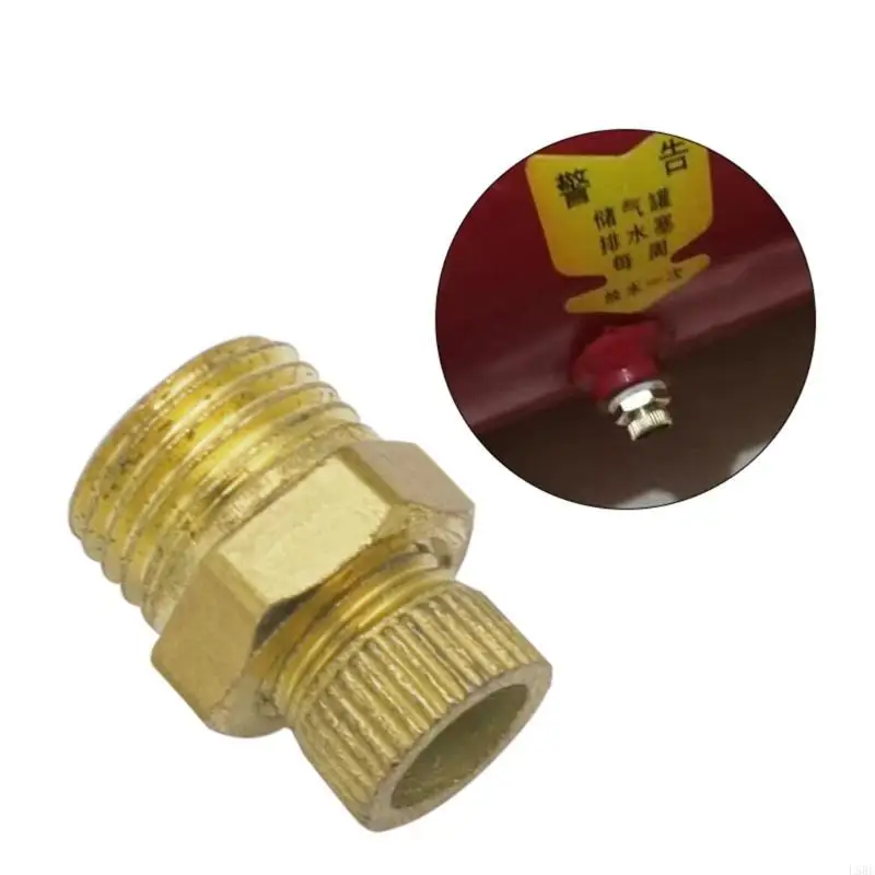 Sturdy Brass Drain Valves Convenient Accessory for Various Compressor Models L5BE