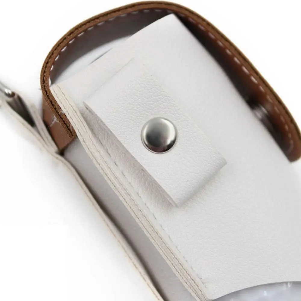 

Mini Golf Ball Waist Bag Waterproof PU Leather Golf Belt Bag Metal Buckle 2 Balls Golf Ball Container Outdoor Activities