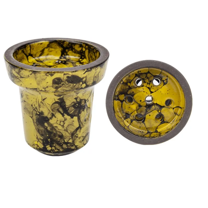 

Hookah pot crack 7 hole hookah pot ceramic is easy to use, practical and durable