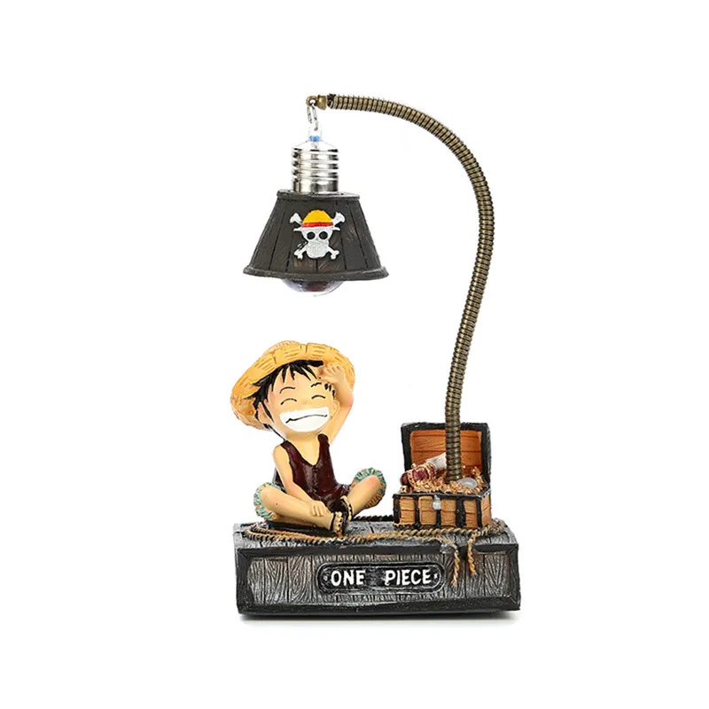 New One Piece Luffy Chopper Cartoon Anime Night Light Kawaii Fashion Desktop Decoration Bedroom Atmosphere Light Children\'s Toys