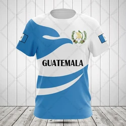 Guatemala Emblem Customize Graphic T-shirts Summer Unisex Oversized Tees Casual Short Sleeve Tops Adults and Kids Sportswear