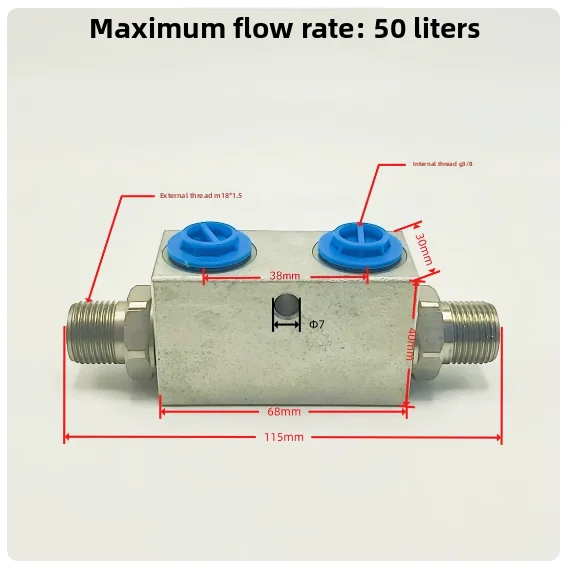 DPOCV VBPDE Dual Pilot Operated Check Valve Tubular Hydraulic Lock Counterbalance for Crane