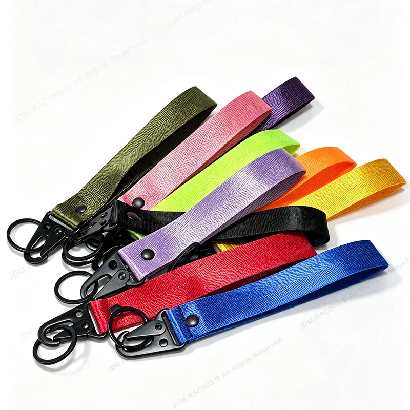 Mode Einfarbig Band Schlüsselbund Lanyard Business Geschenk Schlüssel Kette Männer Frauen Auto Schlüssel Strap Taille Brieftasche Schlüsselanhänger Schlüsselanhänger – Detail 7