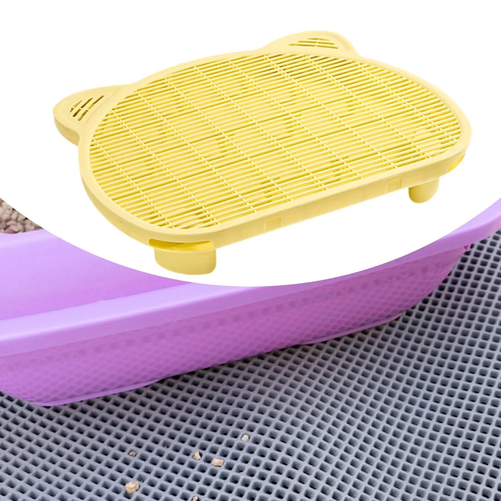 Cat Litter Mat Elevated Cat Litter Ramp Reusable Waterproof Anti Litter Trapping Mat for Elderly Cats Indoor Cats Cat Litter Mat Elevated Cat Litter Ramp Reusable Waterproof Anti Litter Trapping Mat for Elderly Cats Indoor Cats