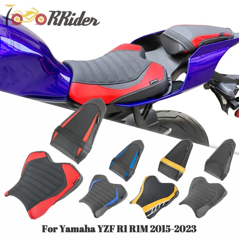 

For Yamaha YZF-R1 YZF-R1M 2015-2023 YZF R1 R1M Motorcycle Front Driver Seat Cover Cowl Rear Passenger Cushion Pillion Fairing