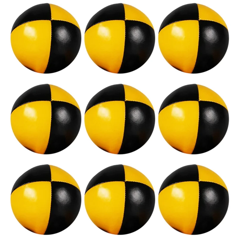 

9X PU Hand Throwing Ball Elastic Soft Rubber High-End Magic Juggling Ball Acrobatics Props Hand Throwing Ball,A