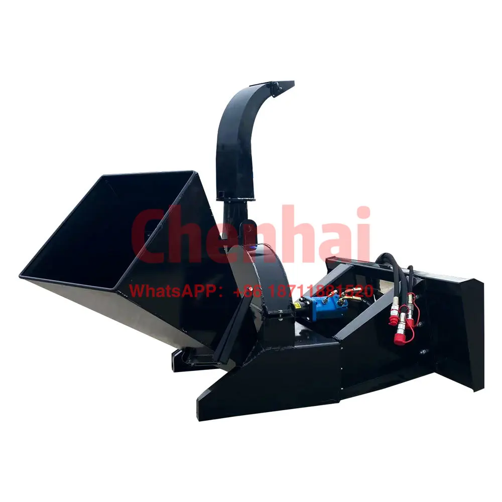 Farm Garden Use Branch Shredder SSBX42S Skid Steer Mounted Wood Chipper