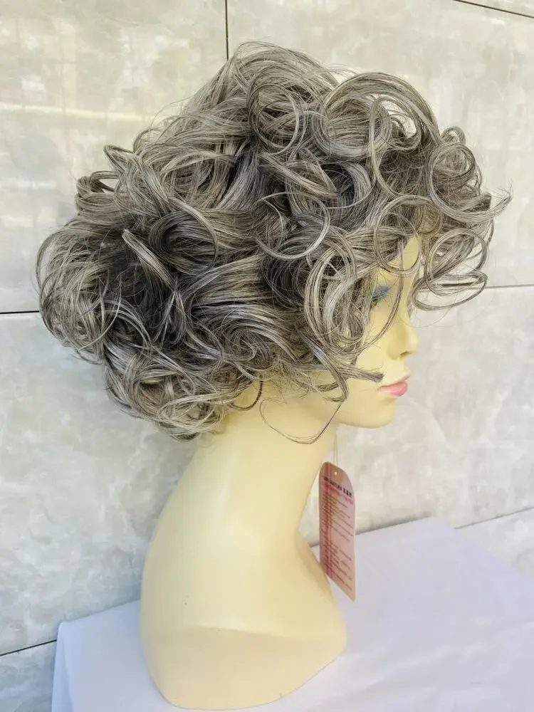 Mid-Length Wigs With Of Loose Curly Synthetic Wig