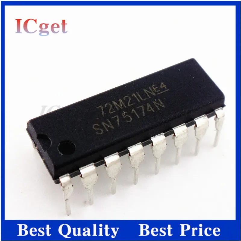 5pcs SN75174N DIP-16 SN75174 DIP16 new original