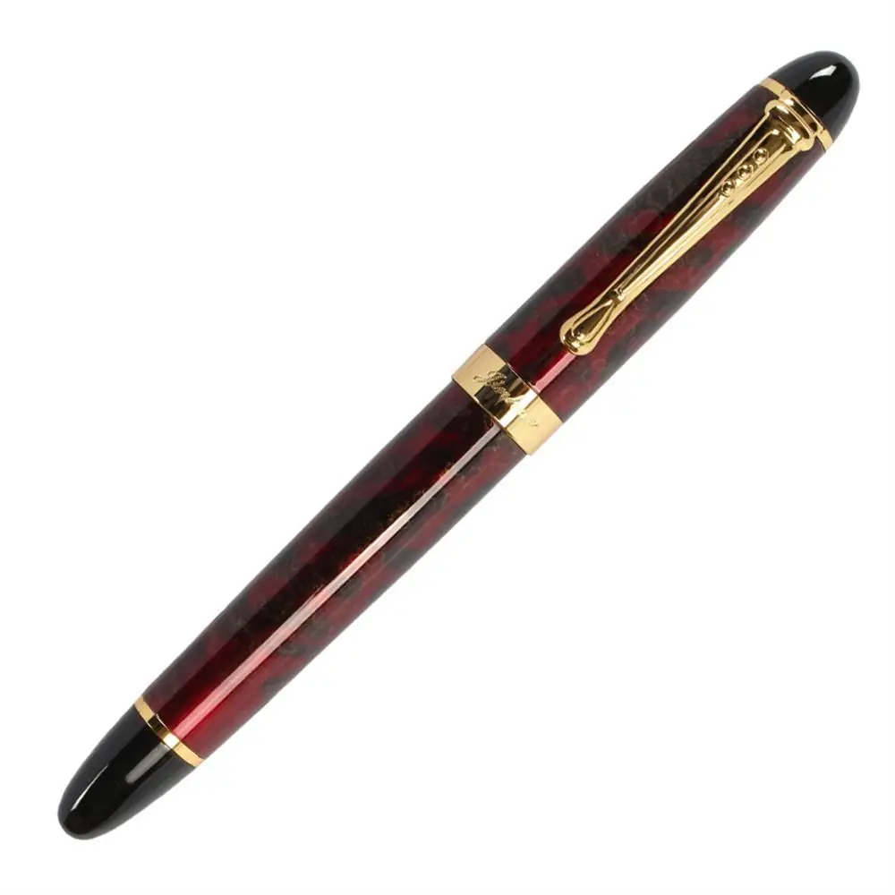 

Gift Pen Dazzle Blue Fountain Pen Classic Style 0.5mm Nib Inking Pens Drawing Signature Metal Fountain Pen Office Supplies